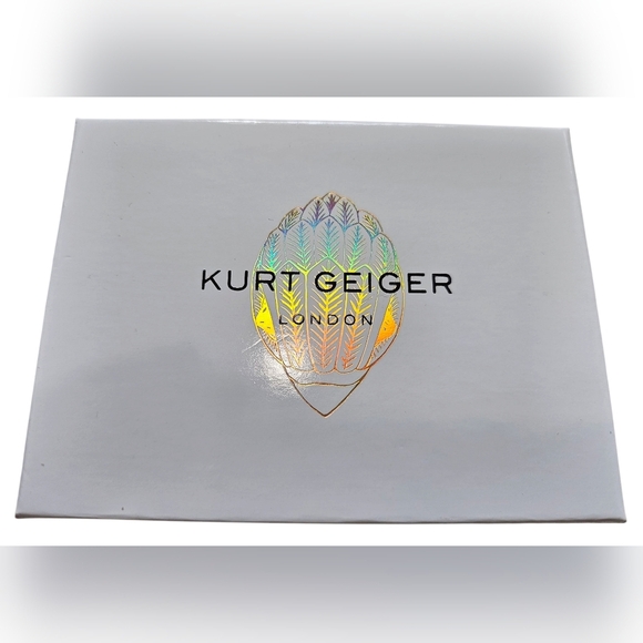 Kurt Geiger London New In Box Quilted Turquoise Card Holder - Picture 3 of 9